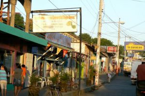 Main street in Moyogalpa village