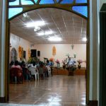 Evangelical church service in Moyogalpa village