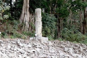 Many of the stelae in the Great Plaza group portray