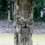 Many of the stelae in the Great Plaza group portray