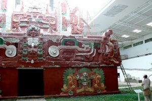 The Rosalila temple replica inside the Archeological Museum