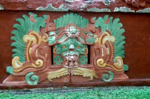 The Rosalila temple replica inside the Archeological Museum