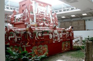 Rear view of Rosalila Temple; note brilliant colors