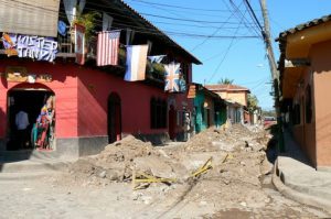 Road repairs on main street