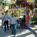 Local kids in Central Plaza