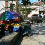 Fruit vendors on Central Plaza