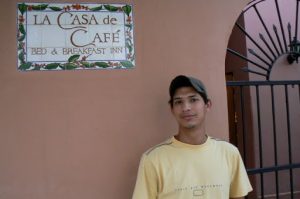 Owner's son, La Casa de Cafe B&B
