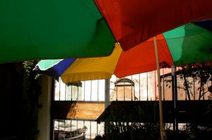 Colorful umbrellas