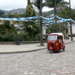 Taxi on Central Plaza