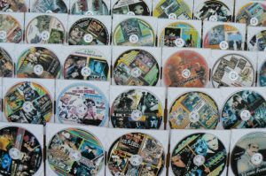 Pirated CDs for sale