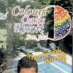 Brochure for gay-owned Colours Oasis Resort (San Jose, Costa Rica)