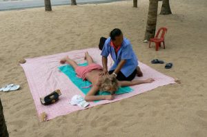 Beach massage