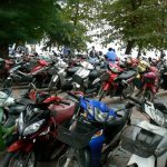 Motorbikes everywhere