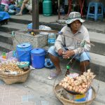 Egg and peanut vendor, Jomthien Beach