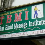 Jomthien Beach massage parlor, given by blind people
