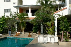 Pool area at Sansuk Guesthouse