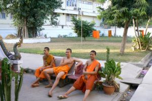 Monks off duty