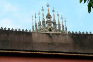 Temple roof detail