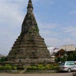 Ancient stupa in city center