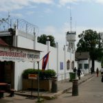 Fortress-like USA embassy in Vientiane