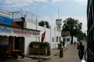 Fortress-like USA embassy in Vientiane