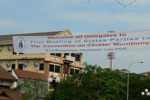 Cluster Munitions Conference in Vientiane November 2010;  Laos still remains