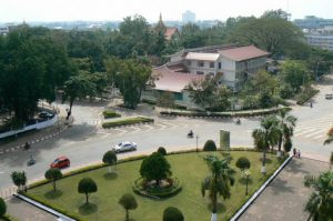 View of Vientiane from Patuxai monument