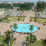 View of Vientiane from Patuxai monument