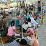 Waiting for blessing ceremony (the blessing comes through the strings)