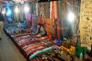 Night market wares in Luang Prabang