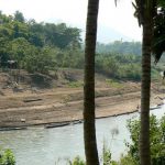 The Nam Khan River joins the Mekong River in Luang