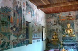 Old frescos in a temple