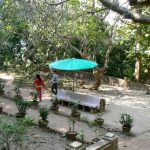 Resting area halfway up to Phou Si shrine