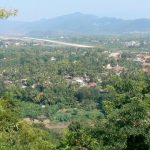 View of Luang Prabang airport from Phou Si hill