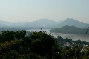 Looking south along the Mekong river