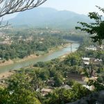 View of Nam Khan River from Phou Si shrine
