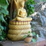 Shrine with Naga on the Phou Si hill