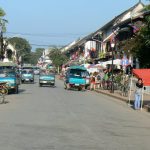 Main street of Luang Prabang