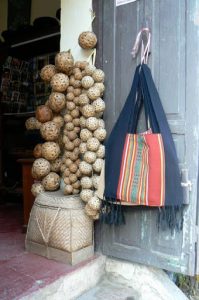 Souvenir wares in Luang Prabang