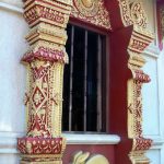 Window detail at Wat Klang Wiang
