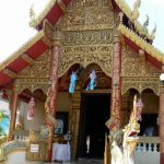 Entrance to main temple Wat Klang Wiang