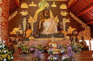 The Phra Jao Lan Thong image at Wat Phra Kaew,