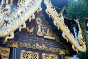 Museum entry detail at Wat Phra Kaew