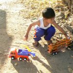 A boy and his toys