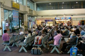 Airport waiting room