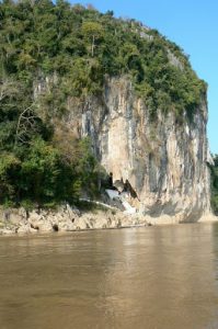 Approaching a karst eroded cave