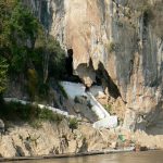 Approaching the caves