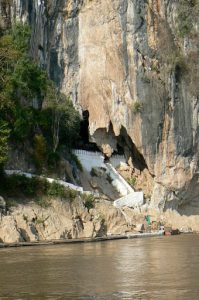 Approaching the caves