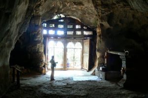 Inside the upper cave