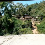 A tiny village, one of many, along the Mekong